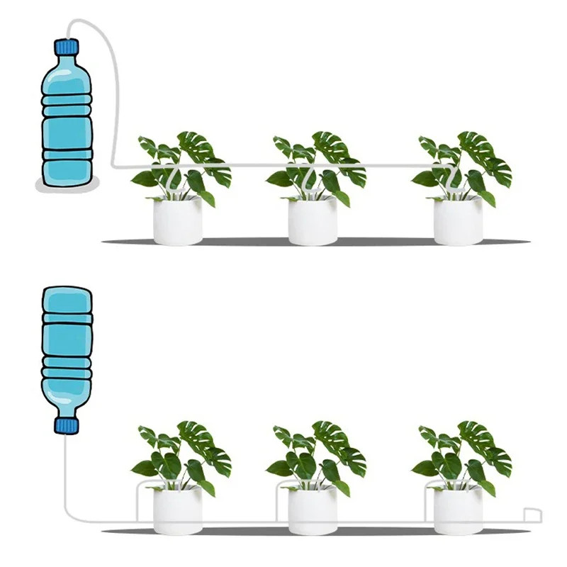 Drip Watering Kit with Regulating Valve Potted Plant Irrigation Device Garden 4/
