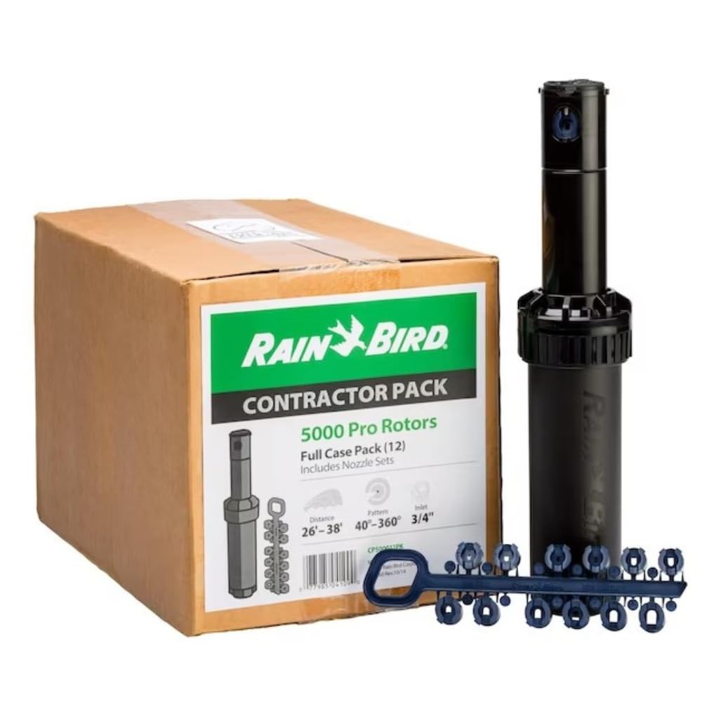 Rain Bird CP500012PK Professional Grade Rotor with Pro Nozzle Set, 12-Pack