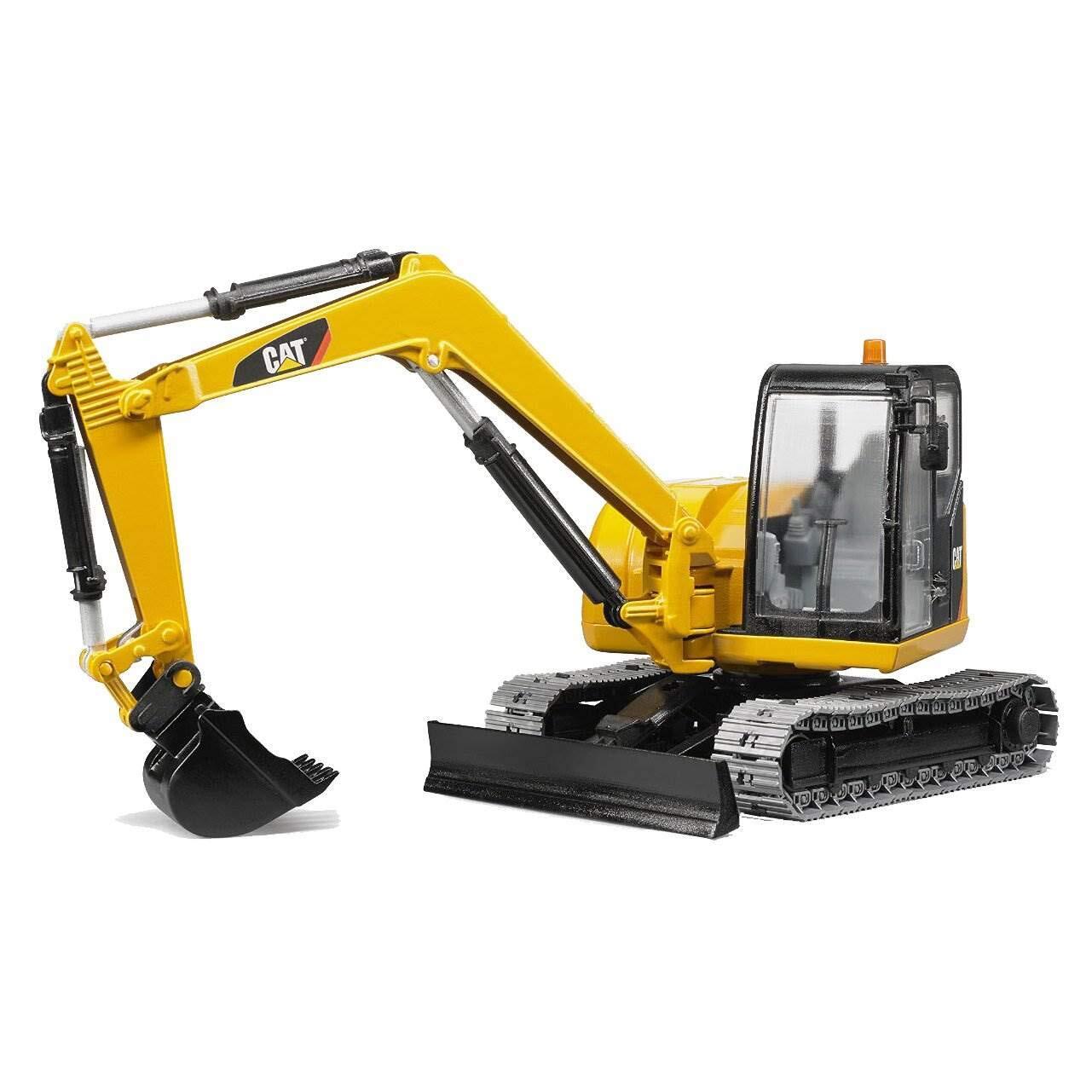 Multicolor Twirly Cab Excavator 360 Degree Rotating Arm Adjustable Plow Blade