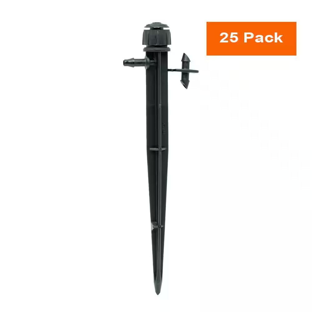 0-30 GPH Adjustable Bubbler on Spike 360° (25-Pack)