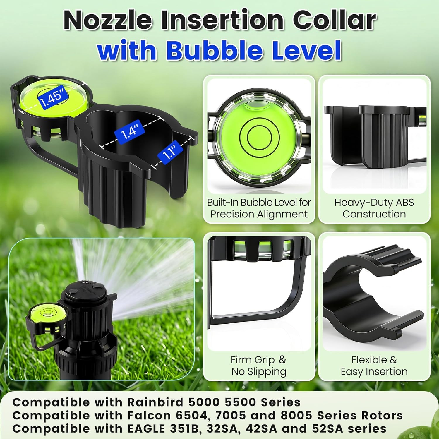2 Pack Sprinkler Spray Head Rotor Adjustment Tool Compatible with Rain Bird, Rot