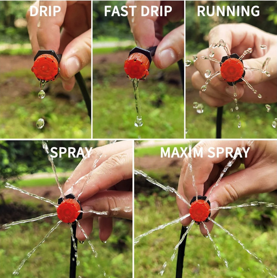 1set Micro Drip Irrigation Kit: Automatic Garden Watering Hose System – NEW