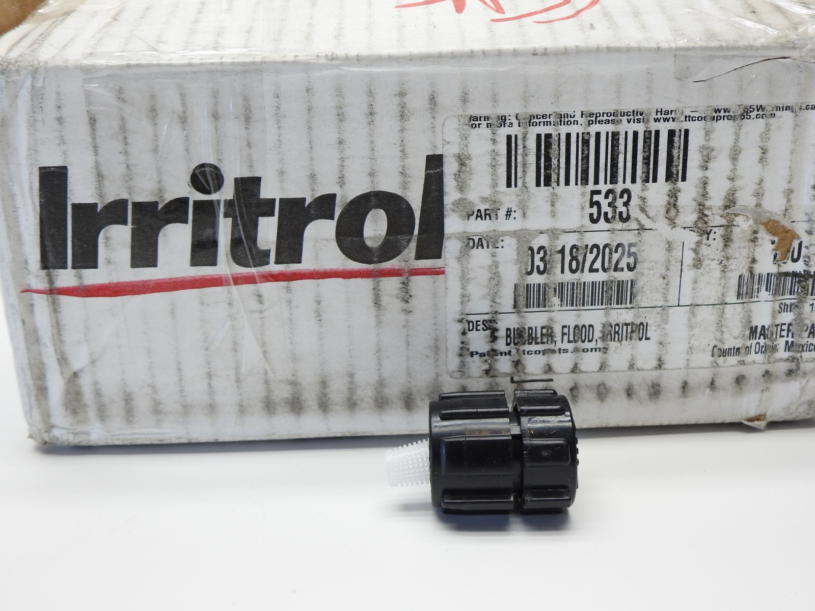 (100/Box) Irritrol 533 – Adjustable Flood Bubbler NEW