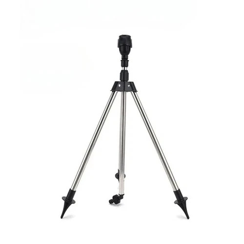 360° Rotary Garden Sprinkler Tripod Telescopic Irigation Lawn Watering Head Set
