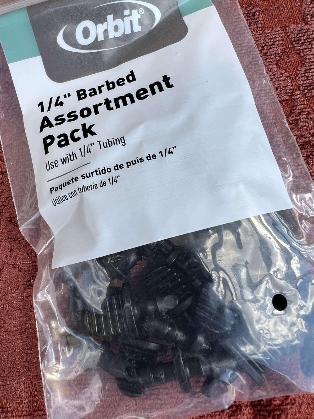 ORBIT 1/4 in Barbed Assortment 30-Pack for 1/4 in Drip Tubing Irrigation 67431