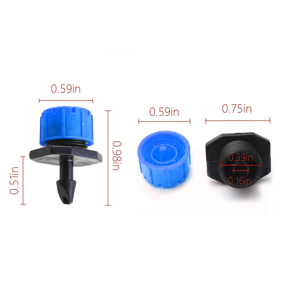 Adjustable Emitter Dripper Micro Drip Irrigation Sprinkler Watering System Lot