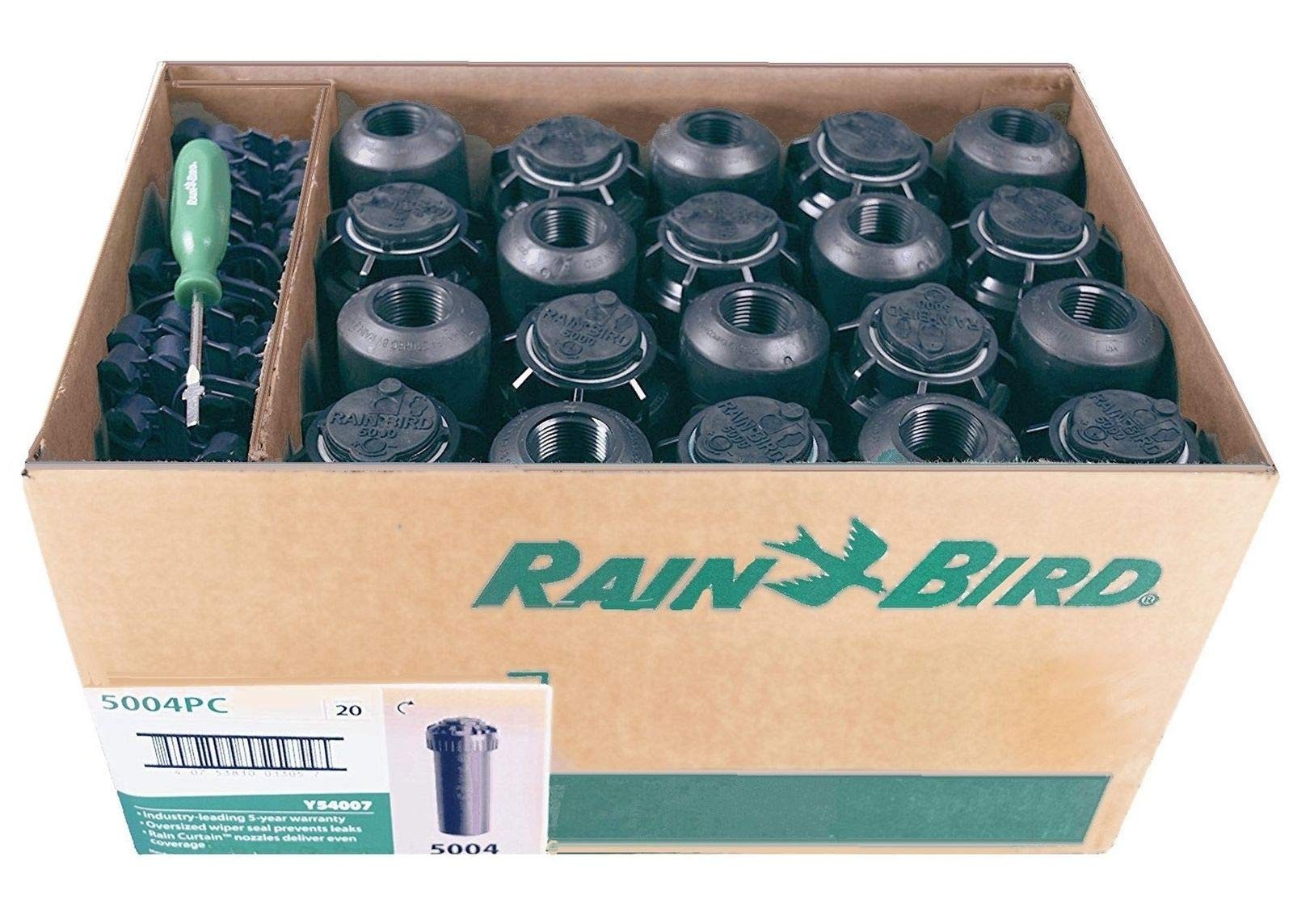 5000 Series Rotor Sprinkler Head – 5004 PC Model, Adjustable 40-360 Degree Pa…