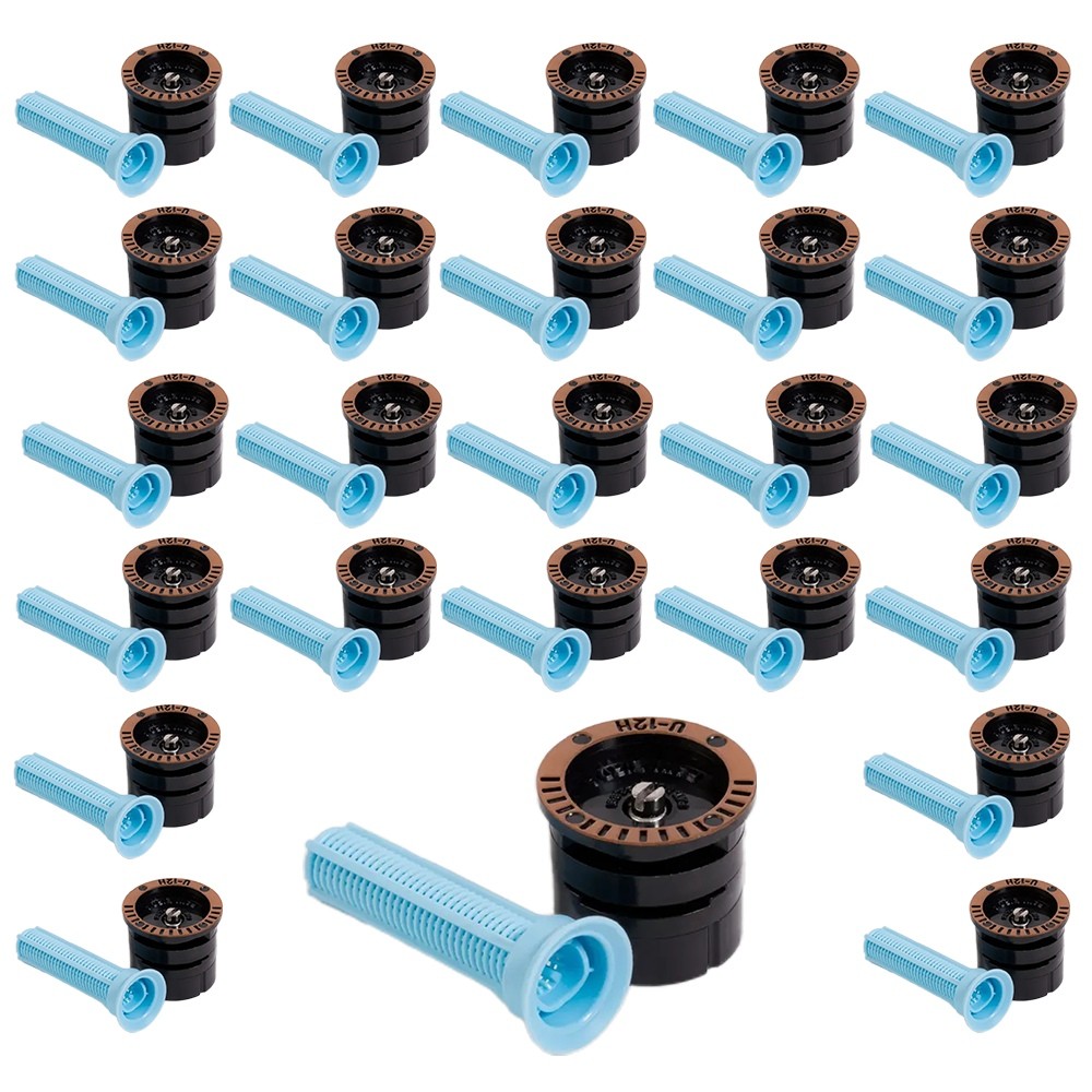 (25) Rain Bird U12H U-Series Nozzle 12′ Radius Half-Circle Spray Pattern (180°)