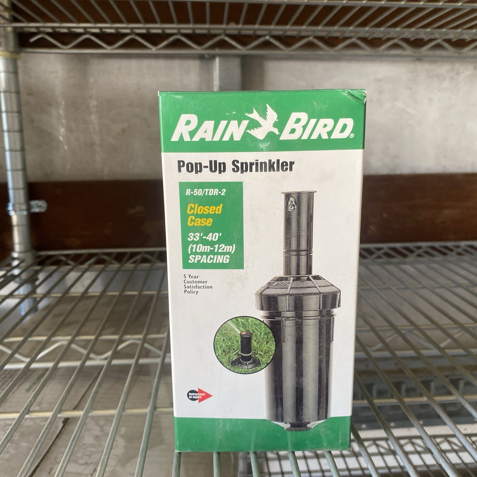 NEW Rain Bird R-50/TDR2 Turf Bird Pop Up Rotor Sprinkler New Old Stock Open Box