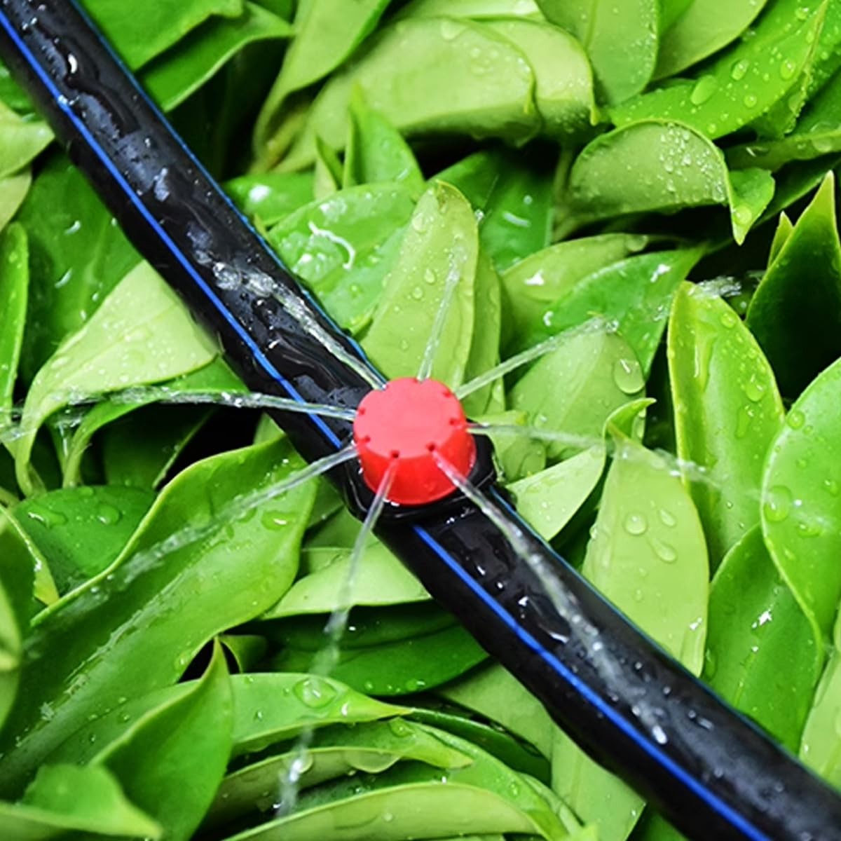 150PCS Adjustable Irrigation Drippers Sprinklers 1/4 Inch Emitter Dripper