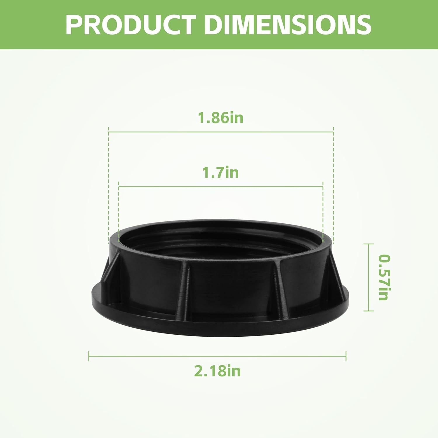 Sprinkler Head Caps for Rain Bird 1800 Series, Replacement 1800XC Model with O-R