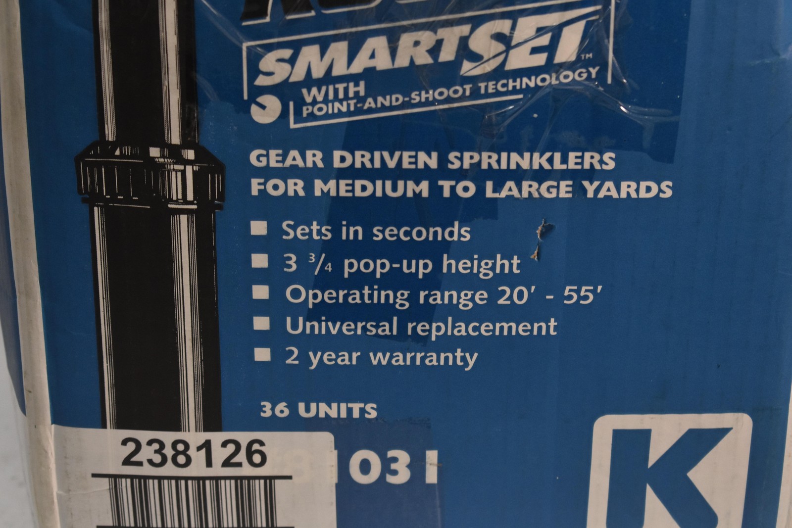 K-Rain K8000 SmartSet Rotor Sprinkler Heads Lot Of 36 Pop-Up Lawn Irrigation