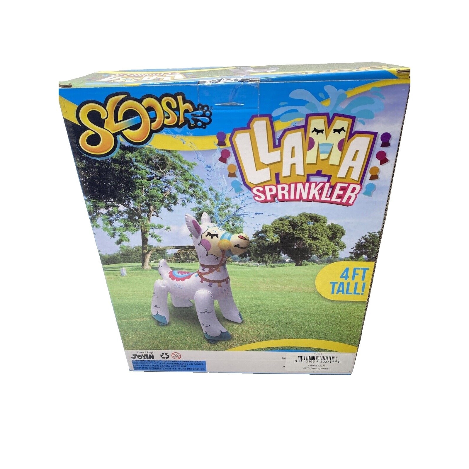 Llama Sprinkler 4ft Tall Kids Outdoor Water Toy Fun Summer Yard Play Accessory
