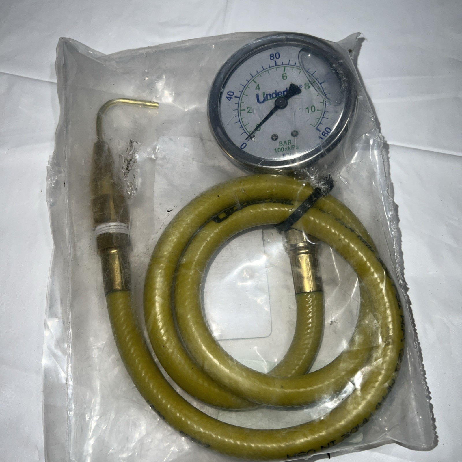 Headchecker 160 PSI Water Pressure Gauge with Pitot Tube & 30″ Flex Hose