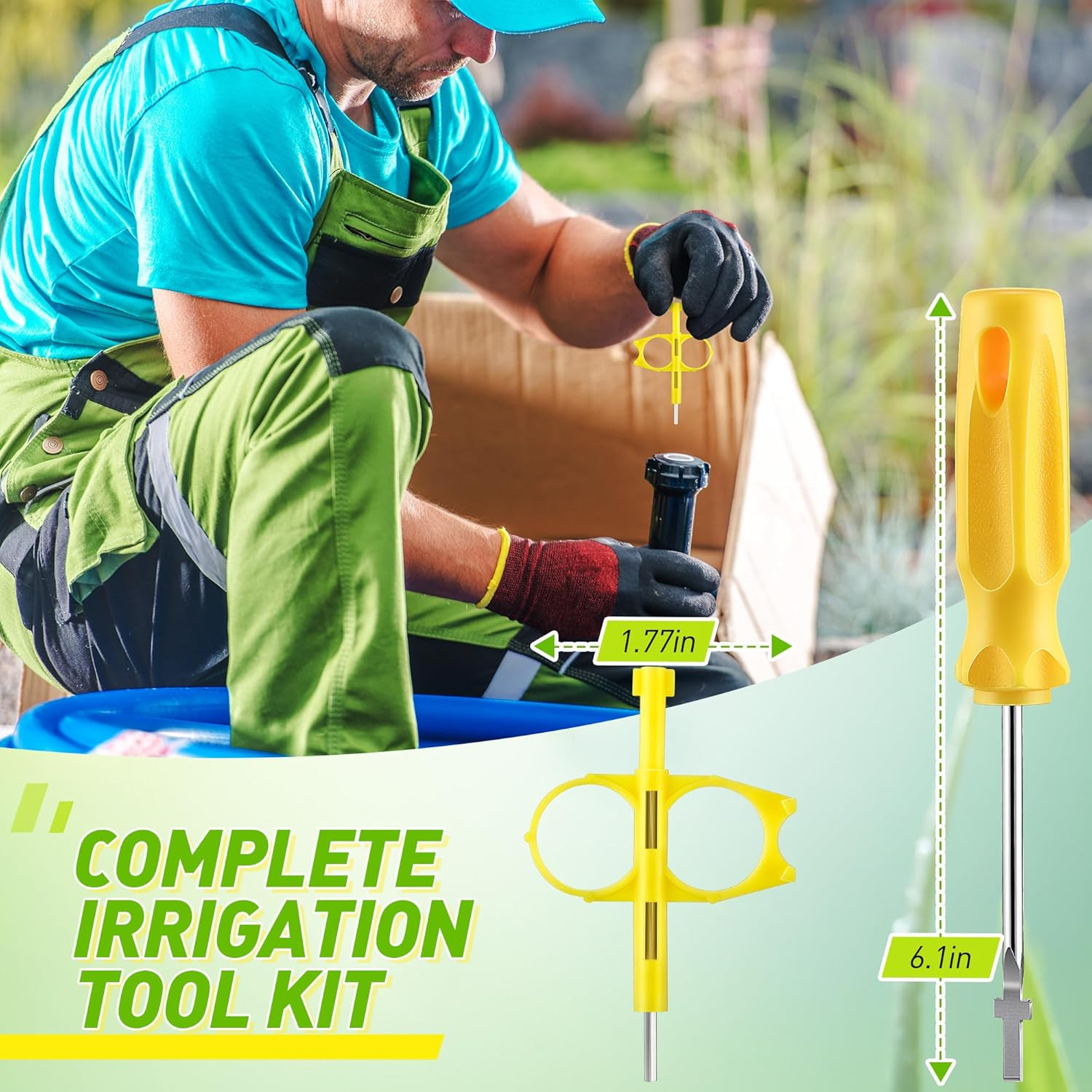 4Pack Sprinkler Key Adjustment Tool Rain Bird 5000 Hunter PGP Rotor Nozzle Wrenc