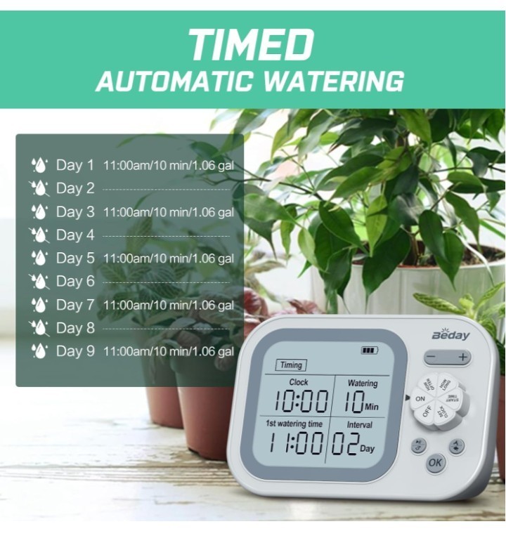 Automatic Drip Irrigation Kit Indoor Auto Watering System for 15 Potted Plants