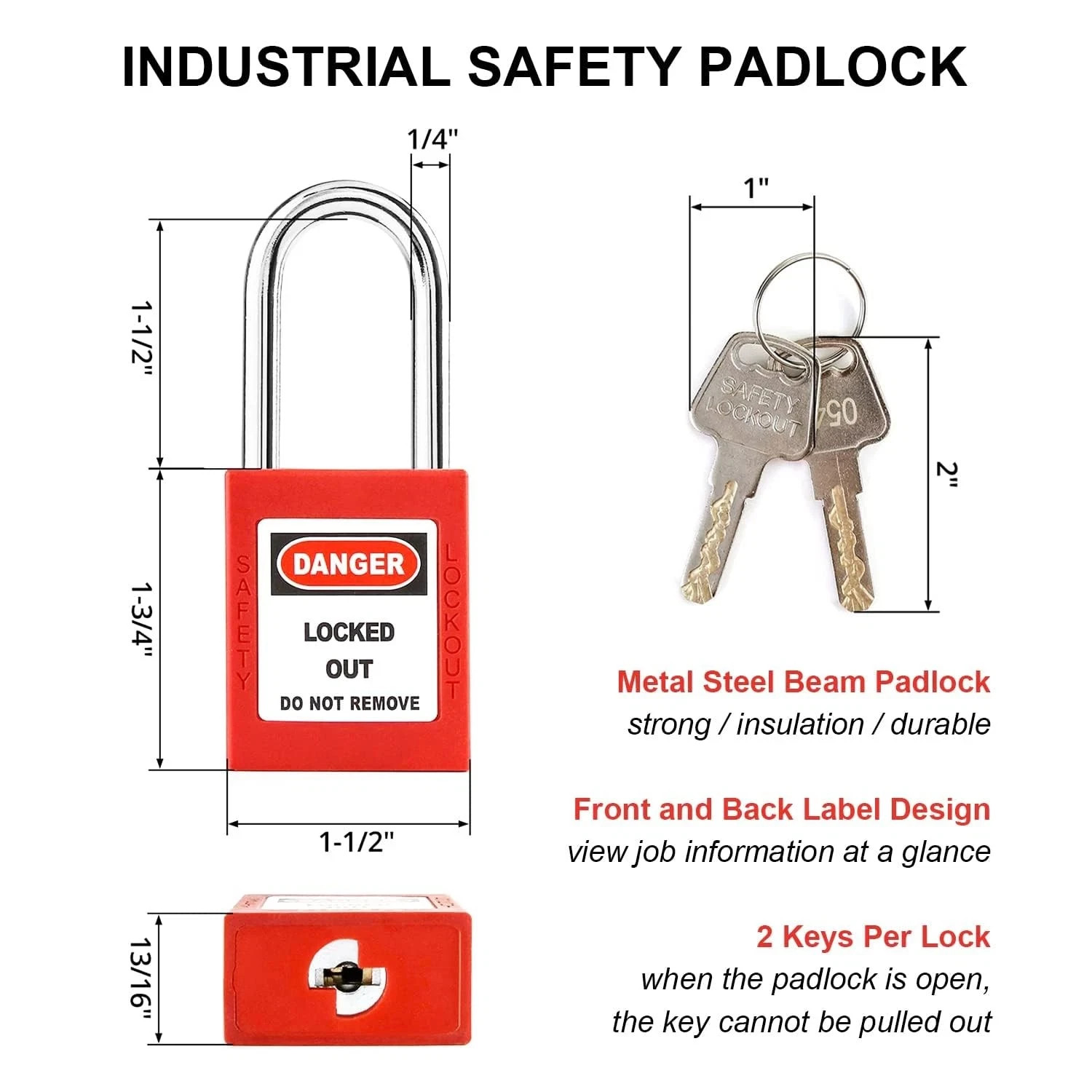 Outdoor Faucet Locks with Safety Padlock – Water Spigot Lock, Hose Bib Lock f…