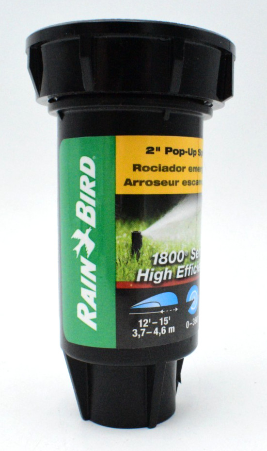 15 Pack Rain Bird 1802HEVN15 2″ Pop-Up Sprinkler 12′-15′ Range 0°-360° Pattern