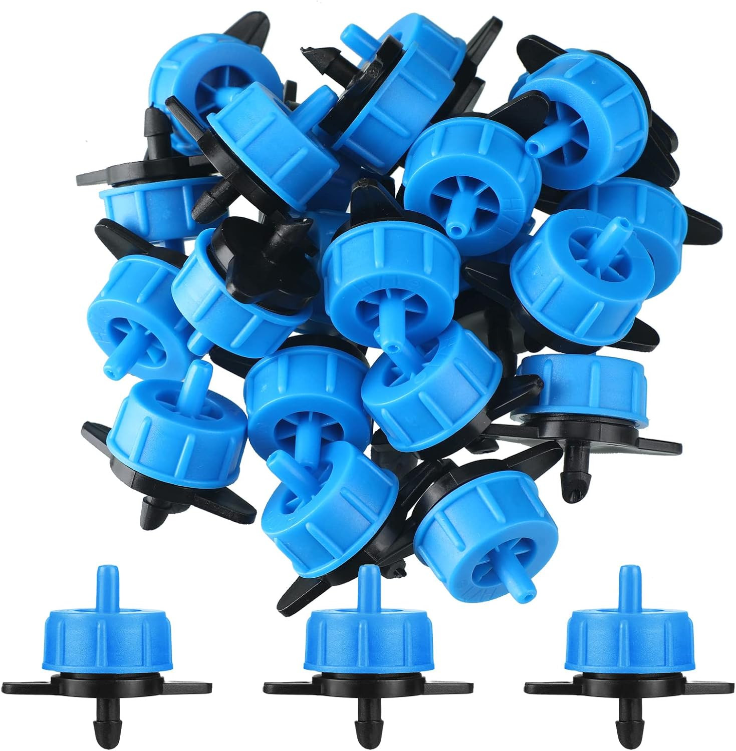 50 Pcs 1/2 GPH Drip Irrigation Emitters Parts Water Tubing Irrigation Tubing Pre