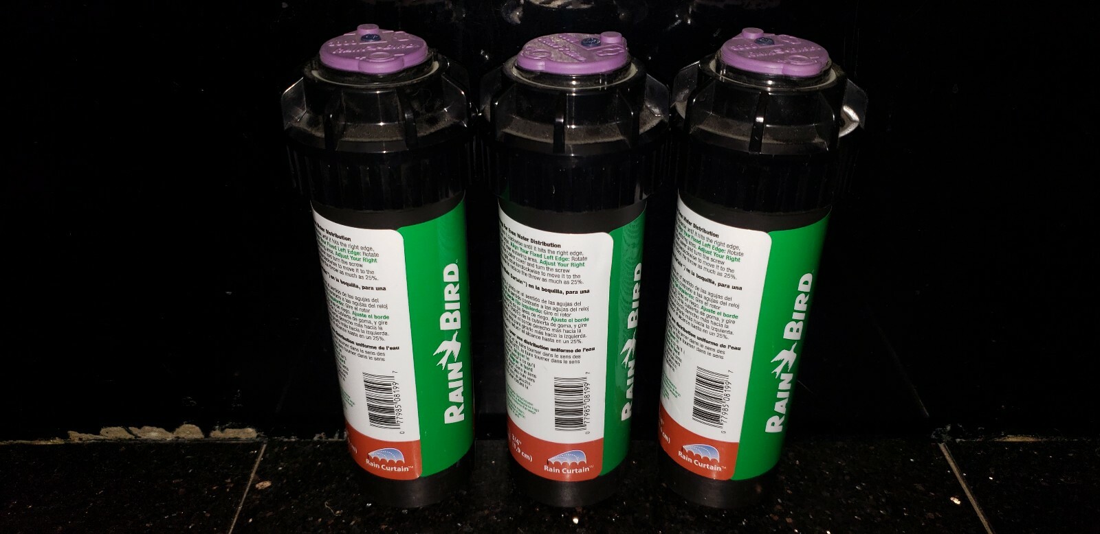 Rain Bird CP 5000 NP water Sprinkler 3 pieces Heavy-Duty Gear Drive Rotor 3/4″