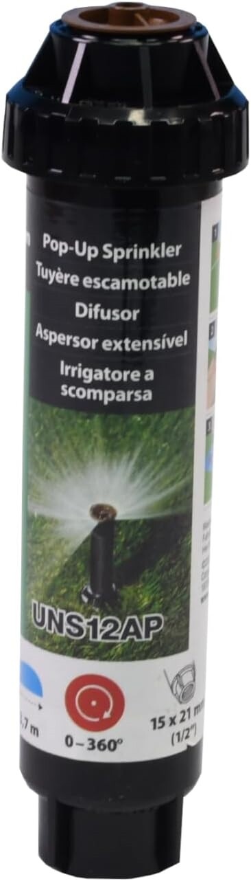 18 Rain bird 4″ UNI-Spray Series Pop-up Head Sprinkler /12ft Van Variable Nozzle