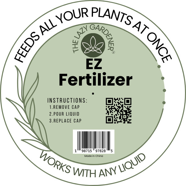 Lawn and garden drip irrigation fertilizer feeding system. Simple and affordable