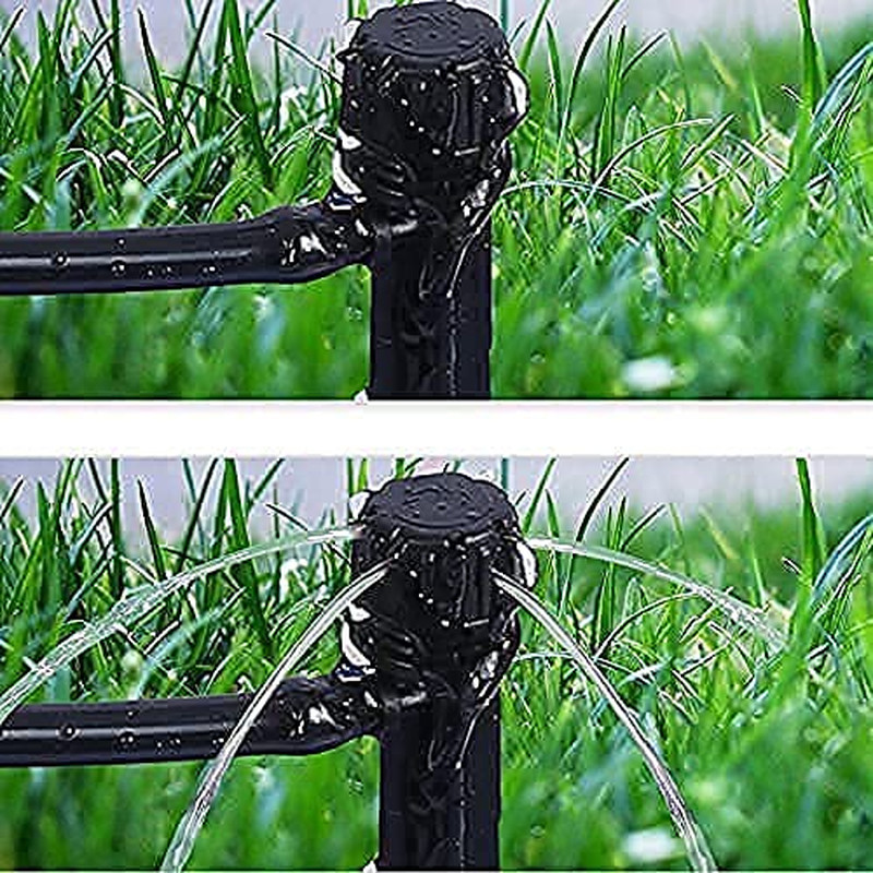 60PCS Drip Irrigation Emitters Adjustable 1/4″ Garden Water Drippers