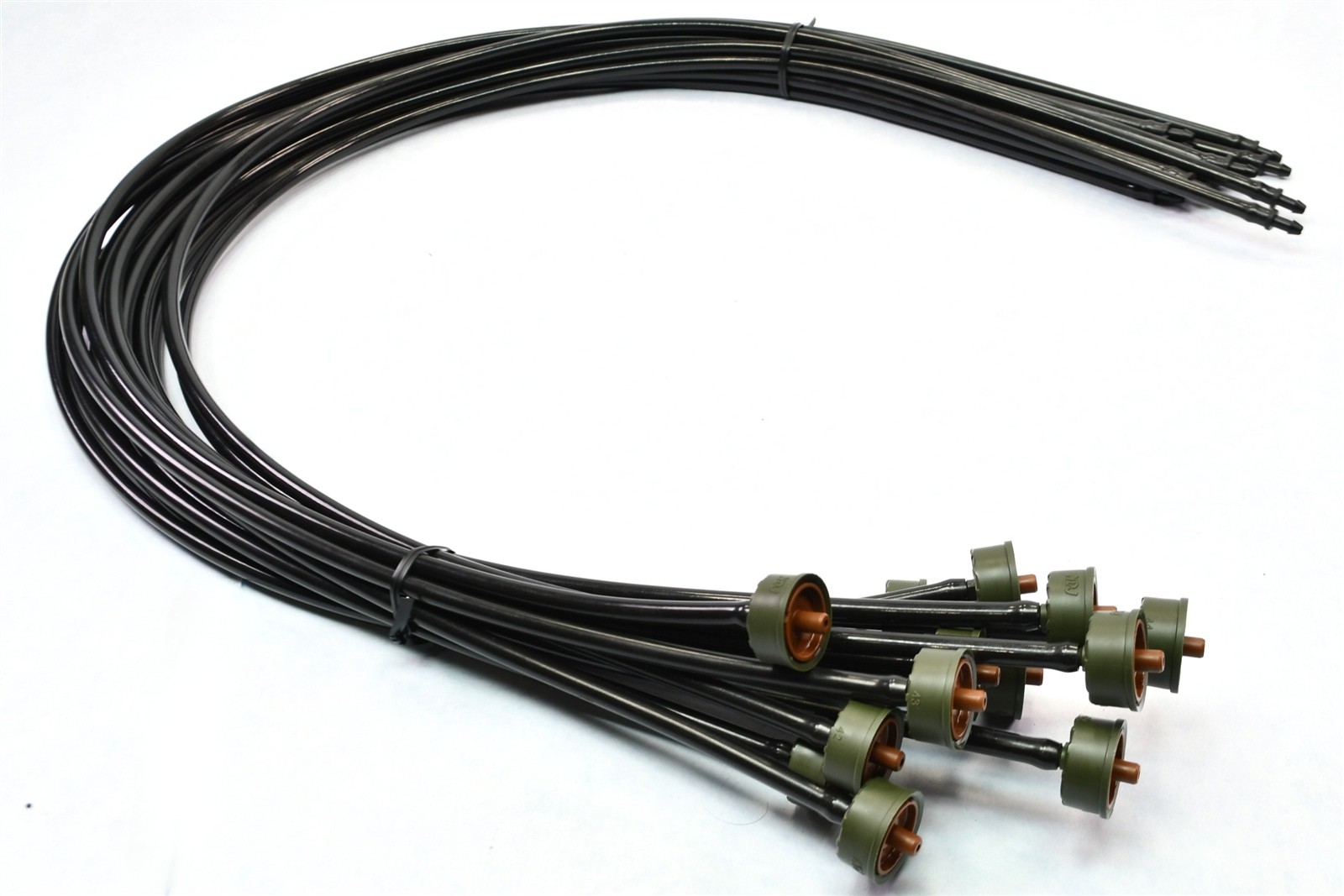 10 Jain CTPC20T Dripper 0.5 GPH Pressure-Comp Emitter +1/4″ Vinyl Drip Line Hose