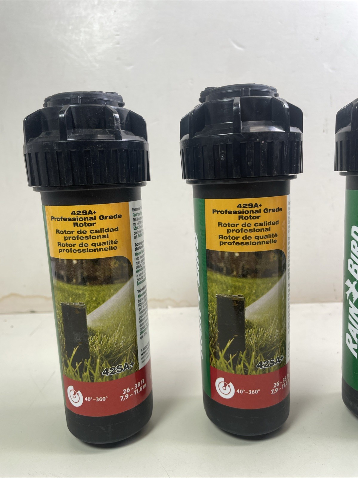 Rain Bird 42SA+ Professional 4″ Sprinkler Rotor Head 40-360 Degree 26-38ft (5pk)
