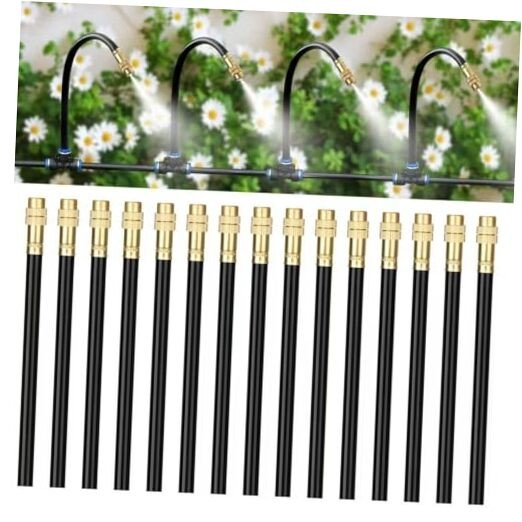 Brass Misting Nozzles for 5/16 Inch Drip Irrigation 5/16 Brass Misting Nozzles