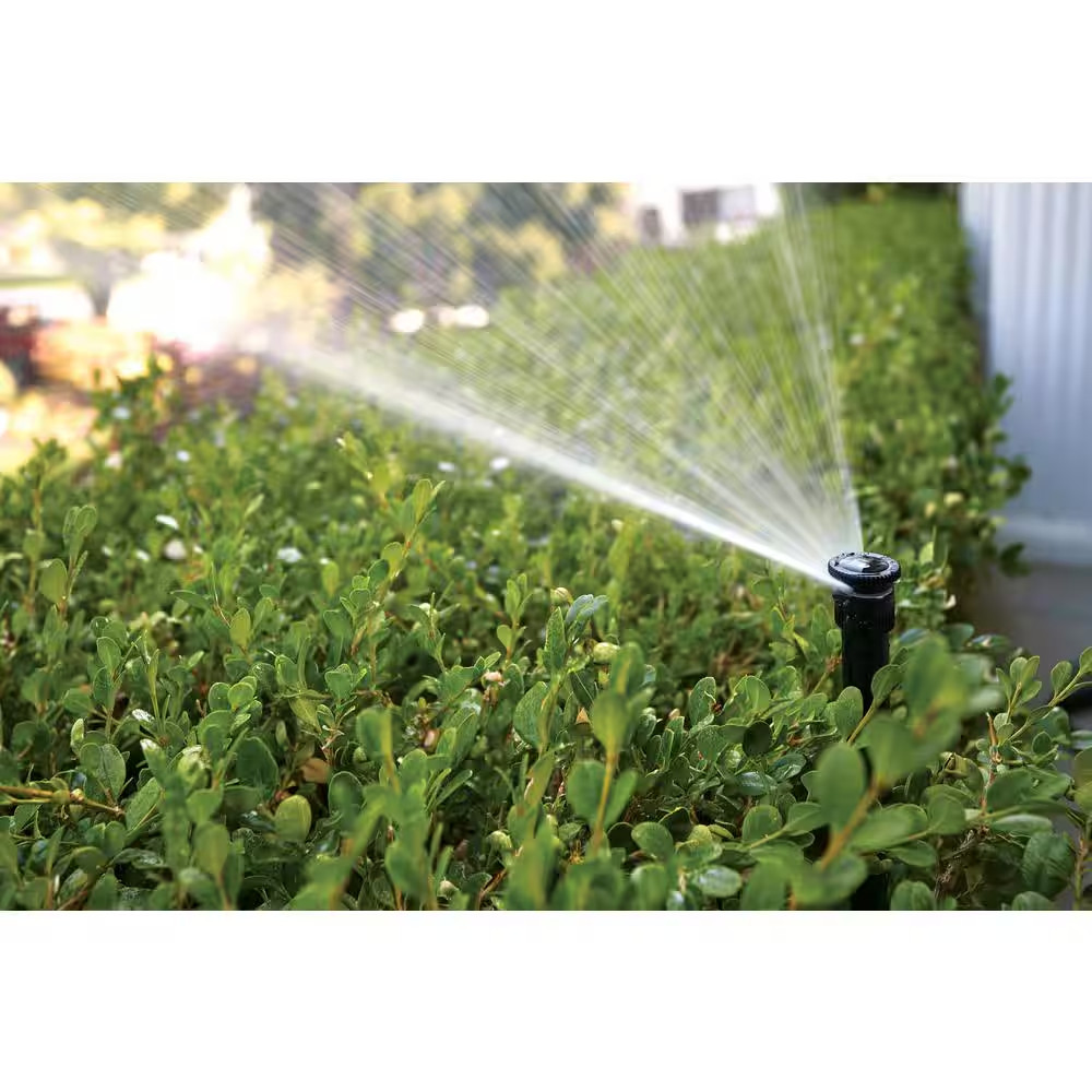 Aluminum Adjustable Height Pressure Regulated Pop-Up Shrub Riser Sprinkler 16 In