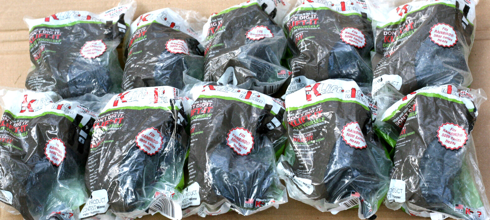 10-New 2Paks KLIFT-IT Rotor Sprinkler Riser Rainbird 5000/5004 Series 20 pieces