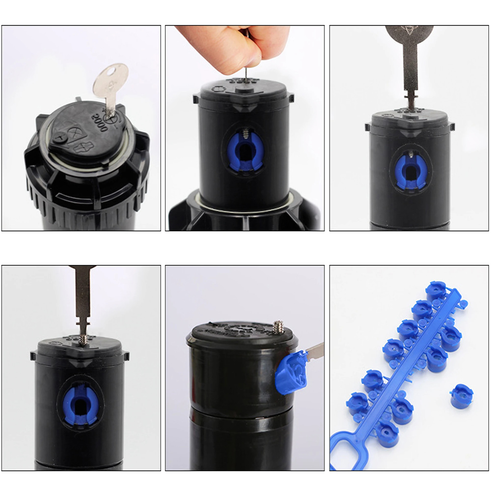 3/4″ Inground Sprinkler Female Threaded Rotor Pop up Sprinkler 5004 Model 40°~36