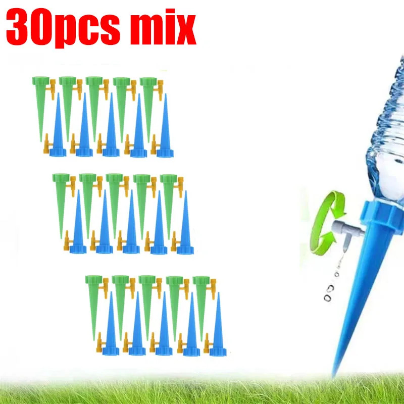Automatic Drip Irrigation Watering System Plant Dripper Spike Kits Garden Self W