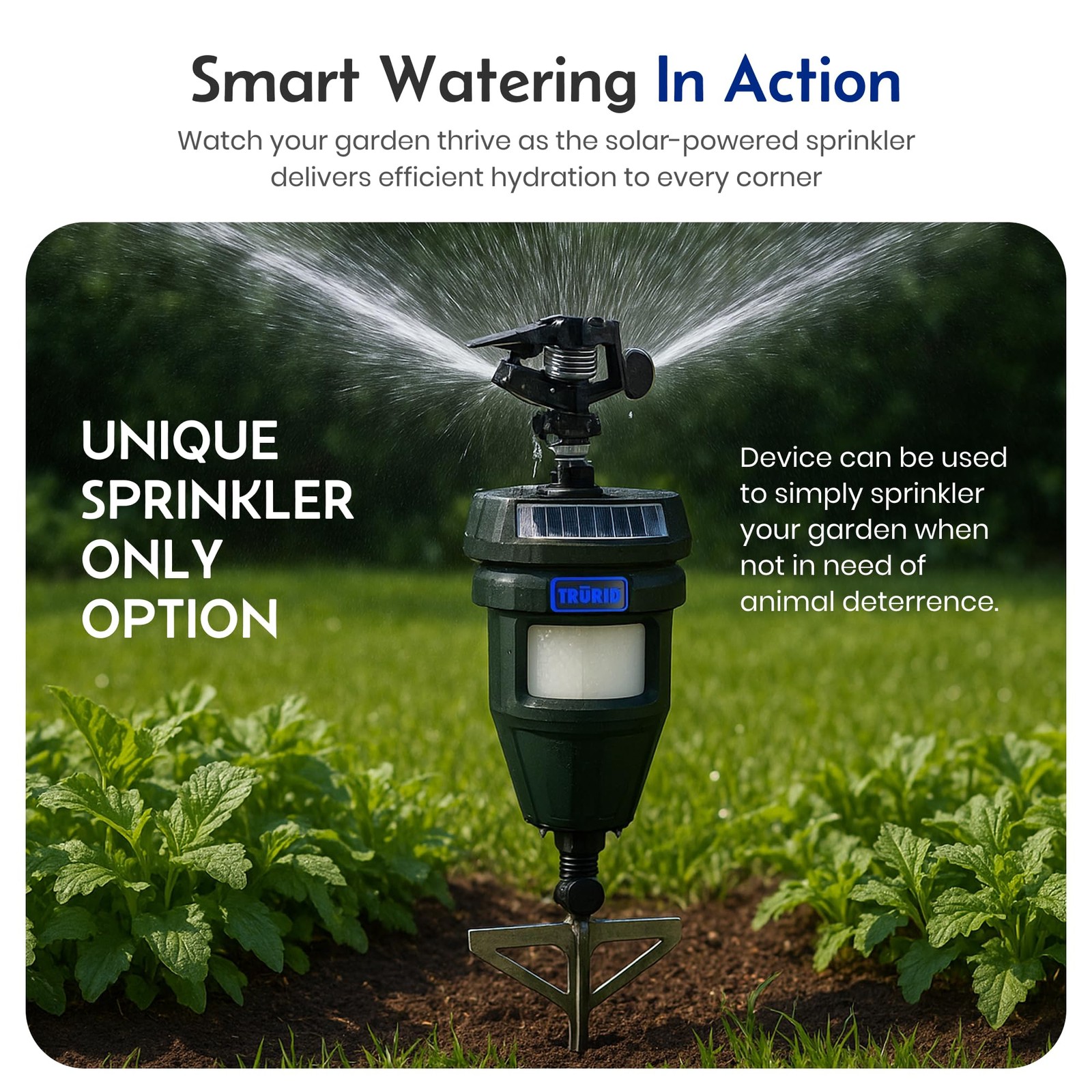 Motion Activated Sprinklers for Yard – Effective 1 Count (Pack of 1), Green