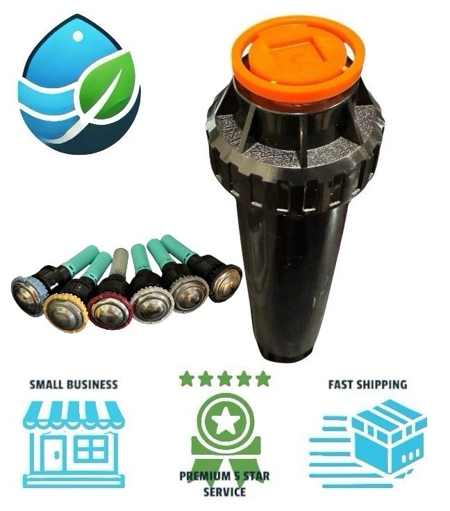 Rain Bird UNI 22SA 12SA 4″ Pop-Up Sprinkler with R-VAN Rotary Nozzle, 1-10 Pack