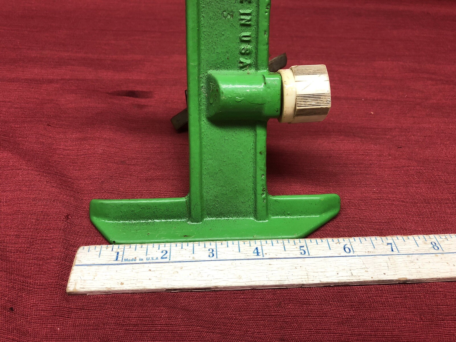 VINTAGE CRAFTSMAN PULSATOR LAWN SPRINKLER BRIGHT GREEN SLED STYLE