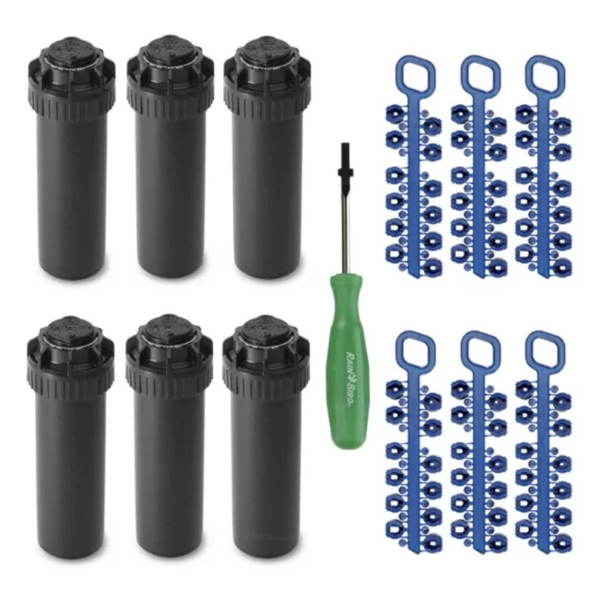 6x Rain Bird 5004PC 5000 Series Part Circle Rotor Pop Up Sprinkler PRO 6 Pack