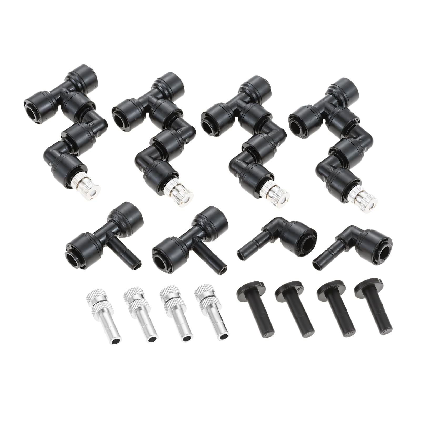 Lemfema 4 Pack 1/4” Reptile Mister Nozzles, Fine Mist Foggers for…