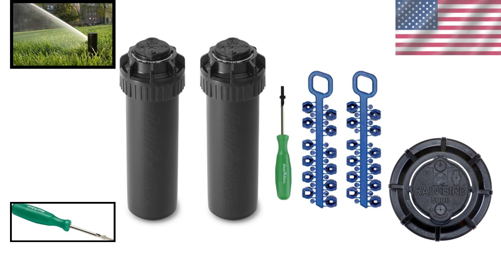 Rain-bird 5000 Series Rotor Sprinkler Head – 5004$-~