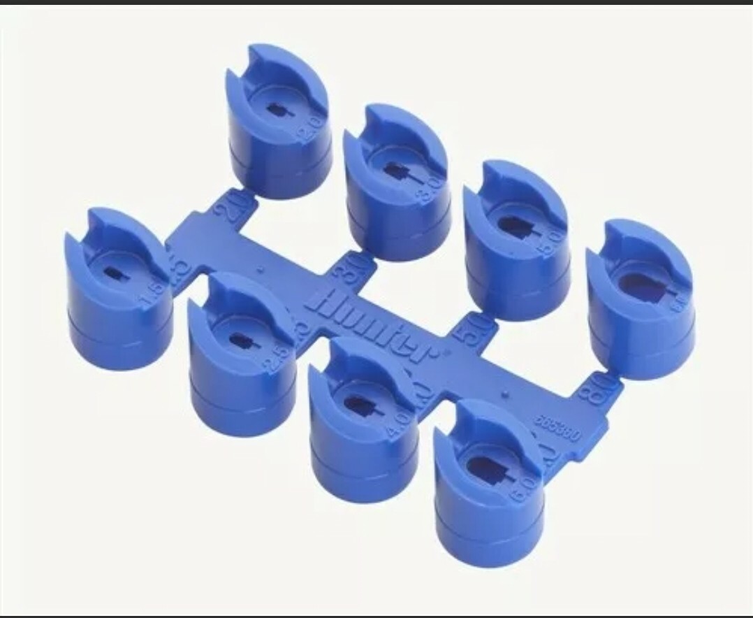 Hunter PGP ADJ Rotor Sprinkler Heads – 4 Pack Adjustment Tool Key Nozzle Racks
