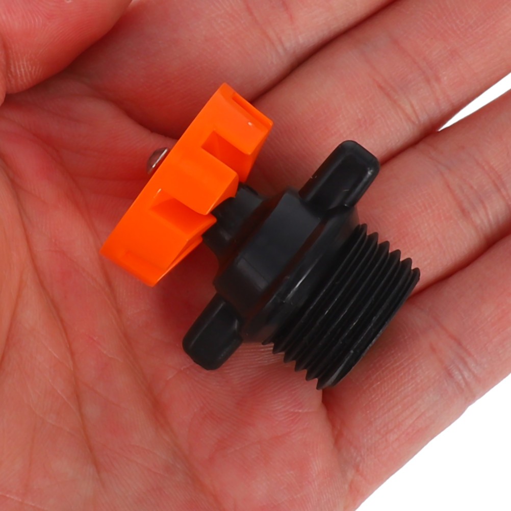 10Pcs Automatic Irrigation Sprinkler Heads Garden Use PP Orange Fine Mist