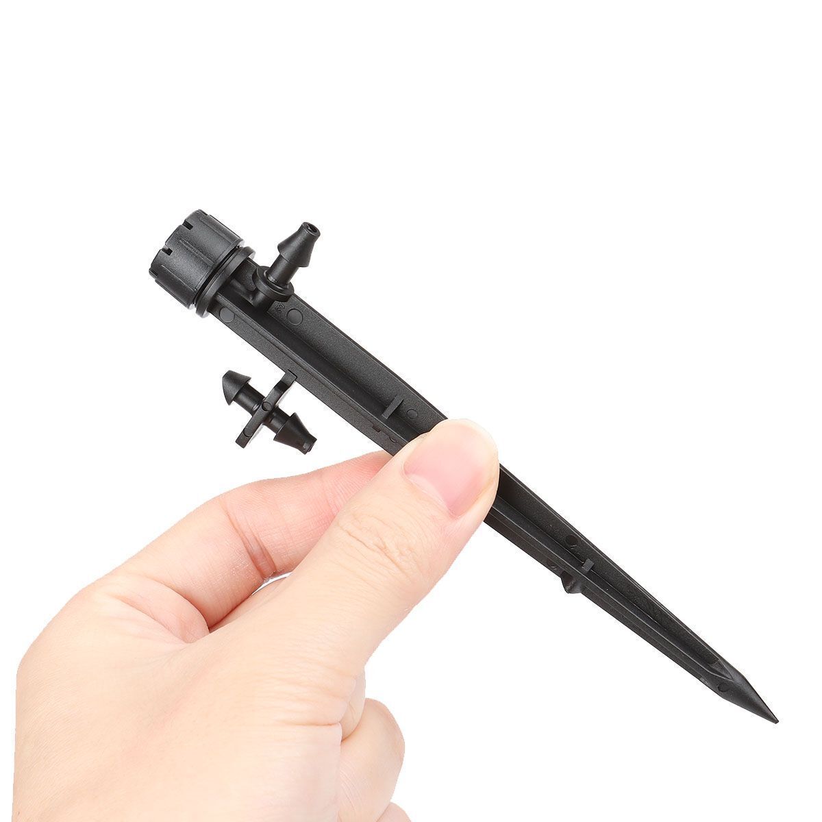 50pcs 360° Adjustable Water Flow Irrigation Drippers Stake Emitter Drip System