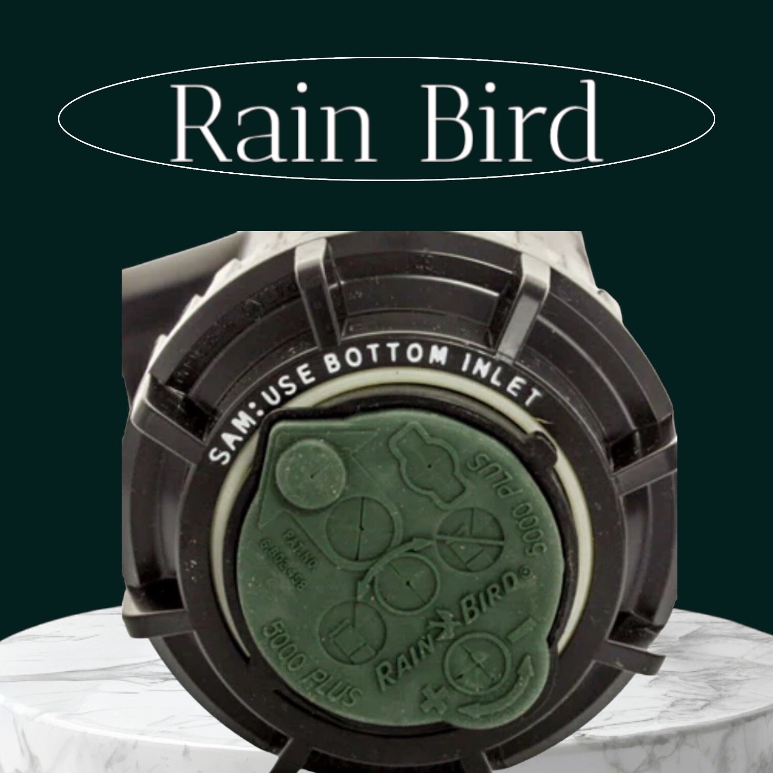 Rain Bird 5000+ Series Rotor Sprinkler Head 5004+PC SAM Professional W Nozzles