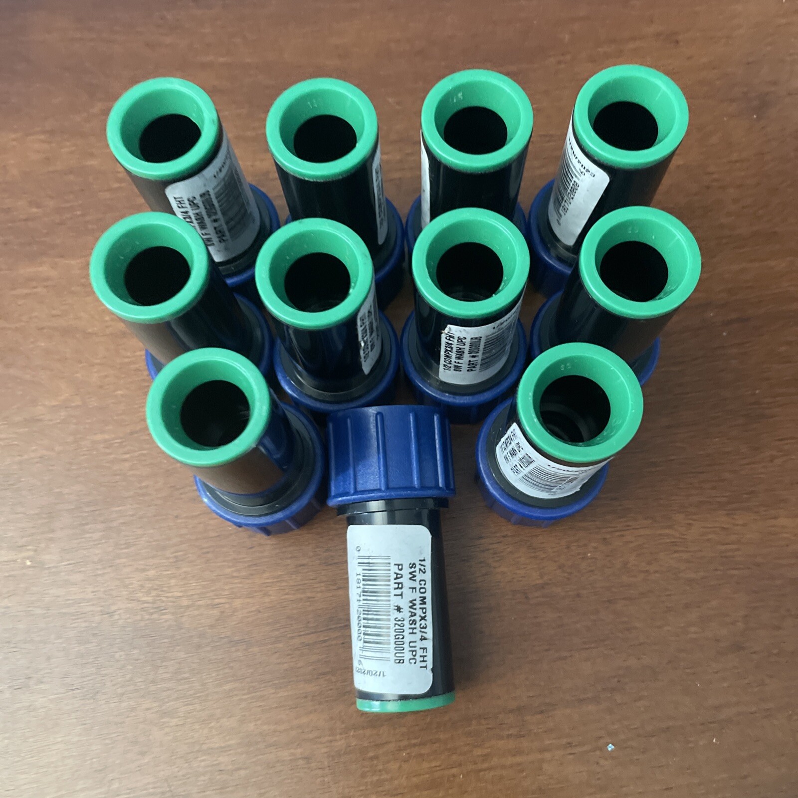 Lot Of 11 RAINDRIP 320G00UB 1/2″ COMPRESSION 3/4″ PIPE SWIVEL Drip
