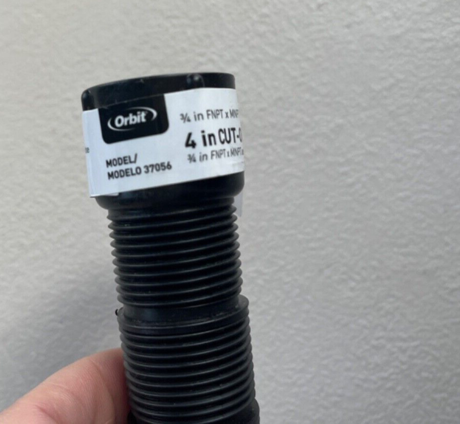 Orbit 37056 Flexible Plastic Cut-off Sprinkler Riser 3/4 Dia. x 4 L in.