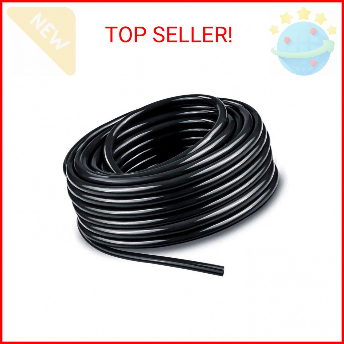 Bonviee 50 FT Blank Distribution Tubing Irrigation Drip Hose, 1/4 Inch Drip Line