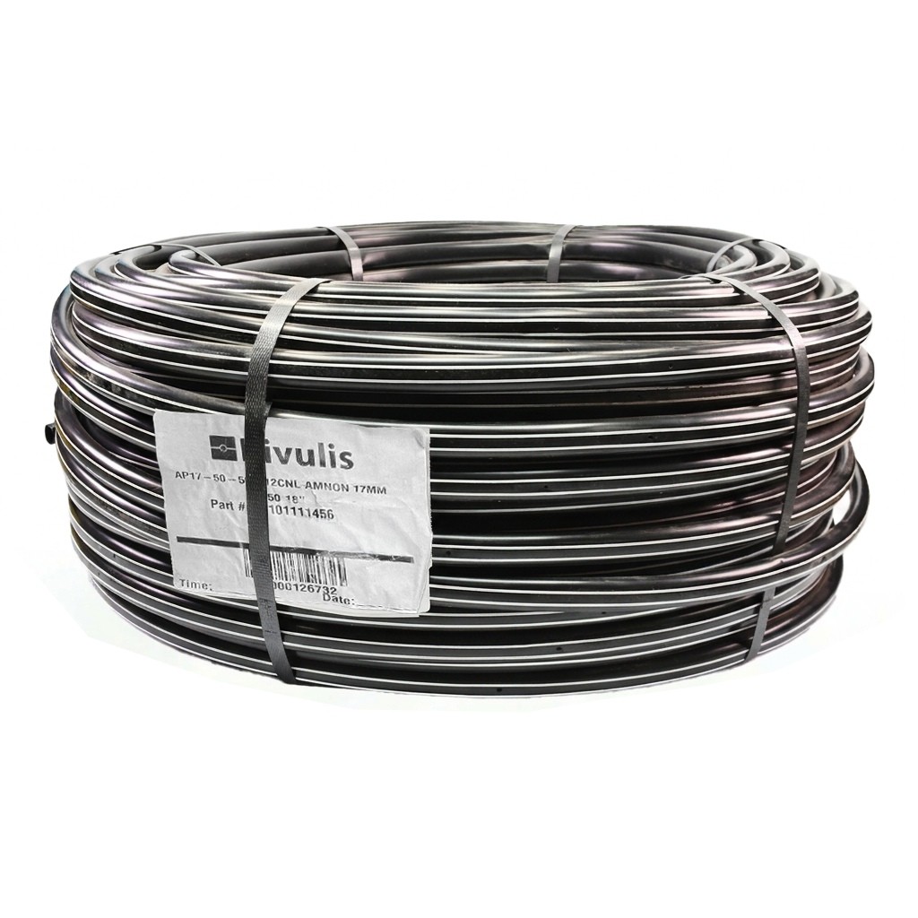 500′ Rivulis Pressure Compensated 1/2″ Emitter Tubing Drip Line 17mm 18″ Spacing