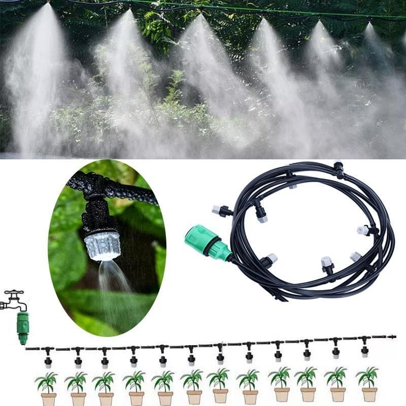 10M Irrigation Kit – 10 Misting Sprinklers for Garden & Cooling Systems