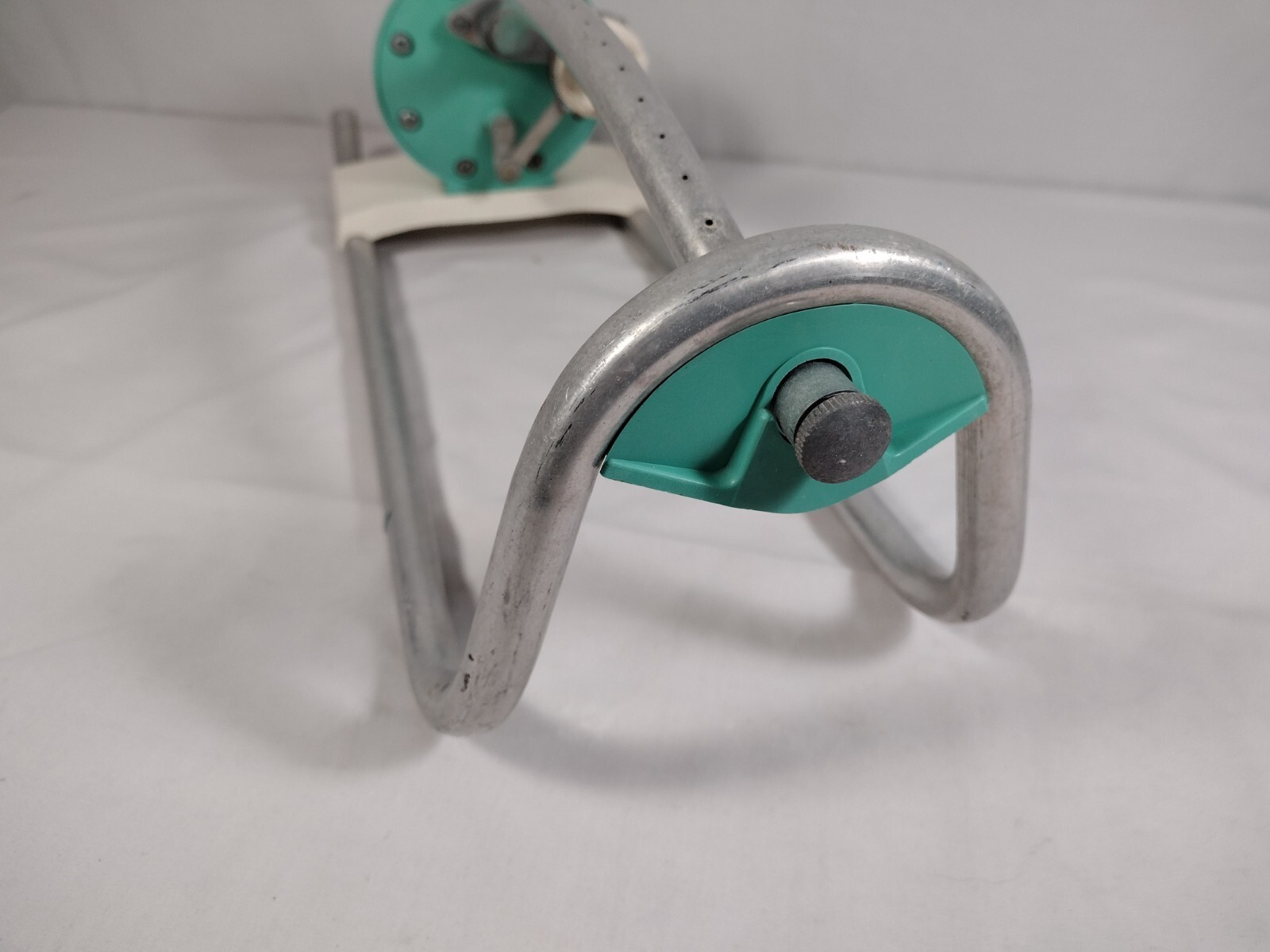Vintage Aqua Queen Lawn Sprinkler Oscillating Aluminum & Plastic Tested